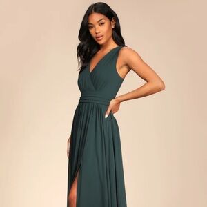 Lulus Thoughts of Hue in emerald green